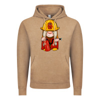 Vintage Coffee firefighter gnomes Vintage Hoodie - Artiststas