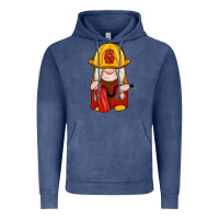 Vintage Denim firefighter gnomes Vintage Hoodie - Artiststas