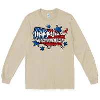 Mushroom happy memorial day usa Long Sleeve Tee - MaliasSmallBusiness