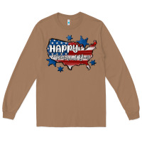 Toasted Coconut happy memorial day usa Long Sleeve Tee - MaliasSmallBusiness