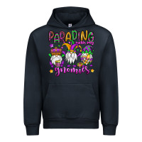 Navy parading with my gnomies Urban Hoodie - OliviaCreatesArt