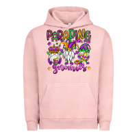 Pigment Salmon parading with my gnomies Urban Hoodie - OliviaCreatesArt