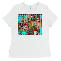 White ho ho ho gnome Ladies Tee - JahusDesignShop