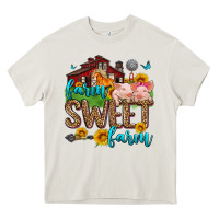 Cream farm sweet farm Heavy Core Tee - Zillion Design Studio