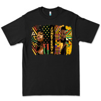 Black juneteenth brush stroke Premium Tee - HRA Design Shop