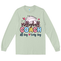 Matcha volleyball coach all day every day Long Sleeve Tee - MaliasSmallBusiness