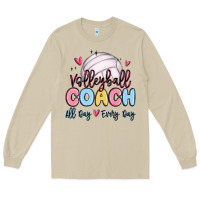 Mushroom volleyball coach all day every day Long Sleeve Tee - MaliasSmallBusiness