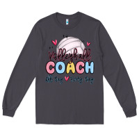Smoke volleyball coach all day every day Long Sleeve Tee - MaliasSmallBusiness