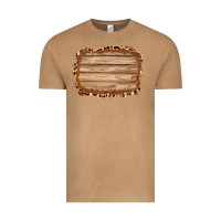 Vintage Camel wood leopard and shimmer background 3200x2400 Vintage Tee - AdoDesignShop