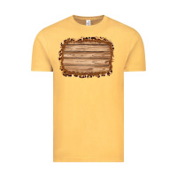 Vintage Mustard wood leopard and shimmer background 3200x2400 Vintage Tee - AdoDesignShop