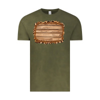 Vintage Olive wood leopard and shimmer background 3200x2400 Vintage Tee - AdoDesignShop