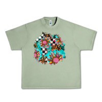 Oil Green race sunflower patches Urban Heavy Tee - AdoDesignShop