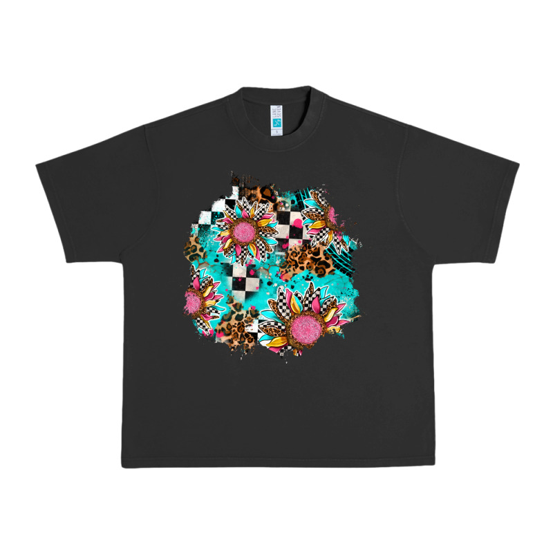 Race Sunflower Patches Urban Heavy Tee by AdoDesignShop | Teevron