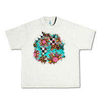 Pistachio race sunflower patches Urban Heavy Tee - AdoDesignShop