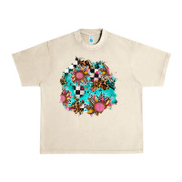 Sandshell race sunflower patches Urban Heavy Tee - AdoDesignShop