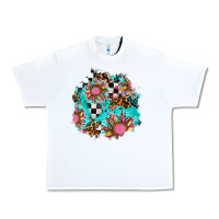 White race sunflower patches Urban Heavy Tee - AdoDesignShop