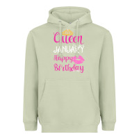 Matcha Queen Was Born İn January Happy Birthday Heavyweight Hoodie - Bettercallsaul