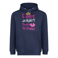 Navy Queen Was Born İn January Happy Birthday Heavyweight Hoodie - Bettercallsaul