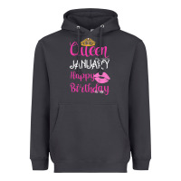 Smoke Queen Was Born İn January Happy Birthday Heavyweight Hoodie - Bettercallsaul