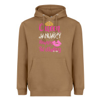 Queen Was Born İn January Happy Birthday Heavyweight Hoodie | Teevron