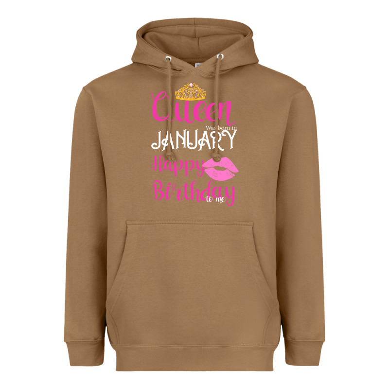 Queen Was Born İn January Happy Birthday Heavyweight Hoodie by Bettercallsaul | Teevron