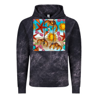 Cloud Black beach seamless pattern Vintage Hoodie - BundleAndBundleShop
