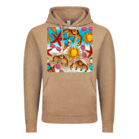 Vintage Coffee beach seamless pattern Vintage Hoodie - BundleAndBundleShop