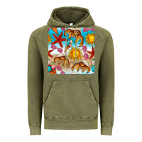 Vintage Olive beach seamless pattern Vintage Hoodie - BundleAndBundleShop