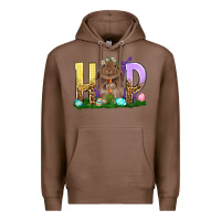 Chestnut Hop rabbit Premium Hoodie - NancyCooperArtShop