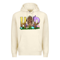 Sandshell Hop rabbit Premium Hoodie - NancyCooperArtShop