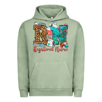 Pigment Oil Green registered nurse Urban Hoodie - OliviaCreatesArt