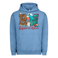 Pigment Pebble Blue registered nurse Urban Hoodie - OliviaCreatesArt