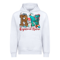 White registered nurse Urban Hoodie - OliviaCreatesArt