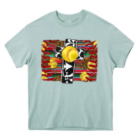 Arona softball cross serape leopard background Heavy Core Tee - RanaPortraitStore