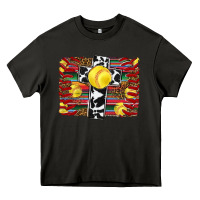 Asphalt softball cross serape leopard background Heavy Core Tee - RanaPortraitStore
