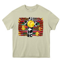 Mossy softball cross serape leopard background Heavy Core Tee - RanaPortraitStore