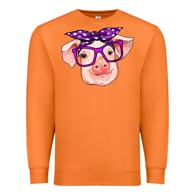Pig With Bandana Premium Sweatshirt by RanaPortraitStore | Teevron
