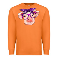 Carrot pig with bandana Premium Sweatshirt - RanaPortraitStore