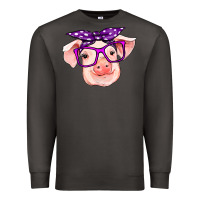 Smoke pig with bandana Premium Sweatshirt - RanaPortraitStore