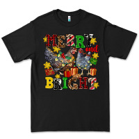 Black chicken merry and bright Premium Tee - AdoDesignShop