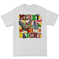 Dove Grey chicken merry and bright Premium Tee - AdoDesignShop
