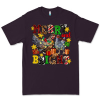 Plum chicken merry and bright Premium Tee - AdoDesignShop