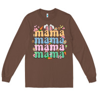 Chestnut easter mama Long Sleeve Tee - MaliasSmallBusiness