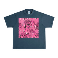 Midnight Navy breast cancer seamless pattern Urban Heavy Tee - Jasminsmagicworld
