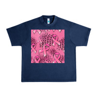 Navy breast cancer seamless pattern Urban Heavy Tee - Jasminsmagicworld