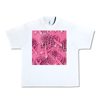White breast cancer seamless pattern Urban Heavy Tee - Jasminsmagicworld