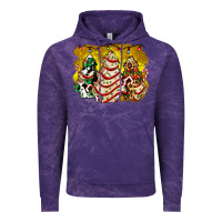 Cloud Purple christmas tree cake and christmas pattern ado Vintage Hoodie - AdoDesignShop