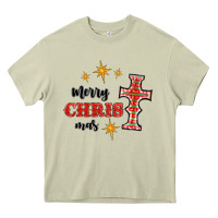 Mossy merry christmas cross Heavy Core Tee - RanaPortraitStore