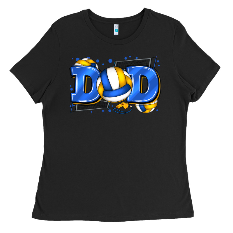 Dad Volleyball Ladies Tee by Zillion Design Studio | Teevron