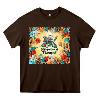 Chocolate Brown occupational therapist Heavy Core Tee - BarkalooDesign